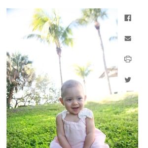 Beba Bean pink linen bow dress 6-12 mo